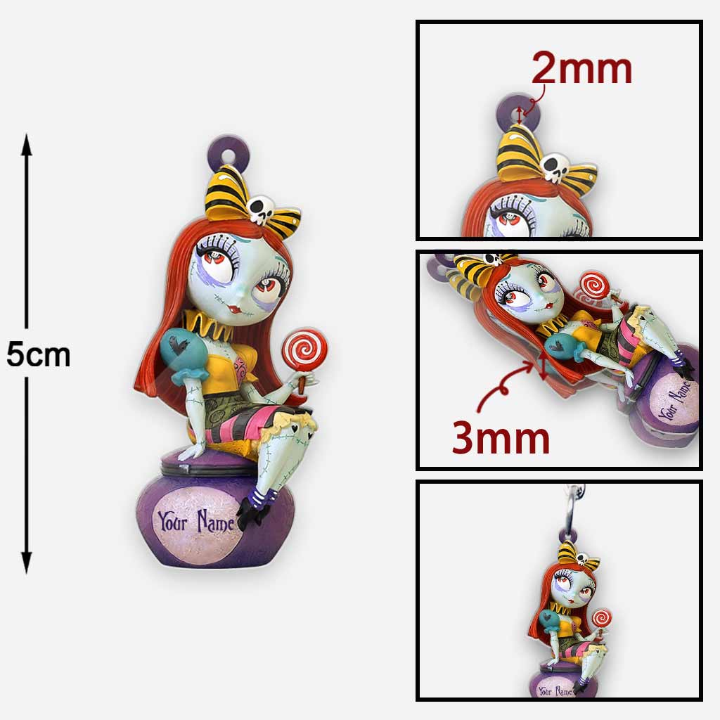 Personalized Nightmare Keychain Custom Name Gift for Her