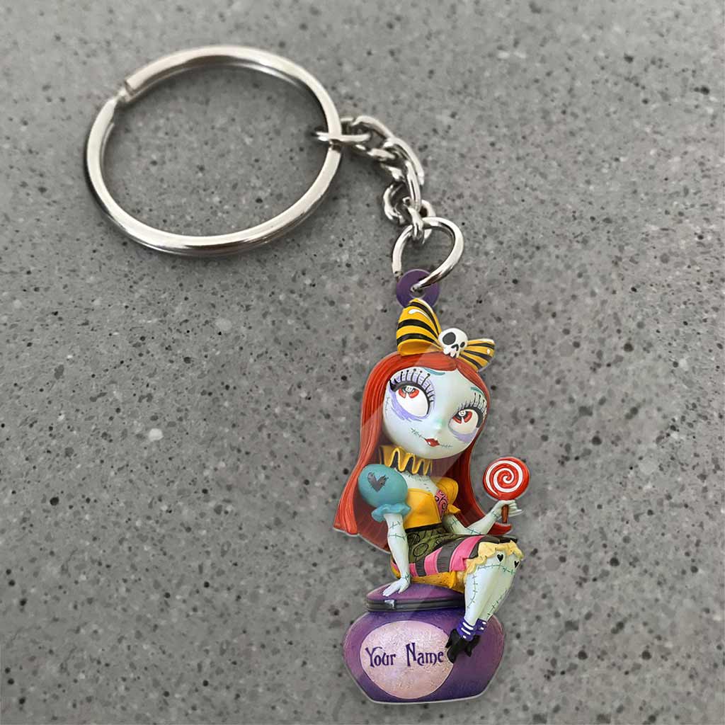 Personalized Nightmare Keychain Custom Name Gift for Her
