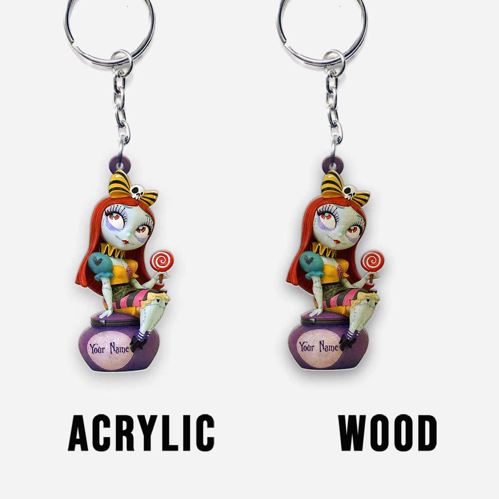 Personalized Nightmare Keychain Custom Name Gift for Her