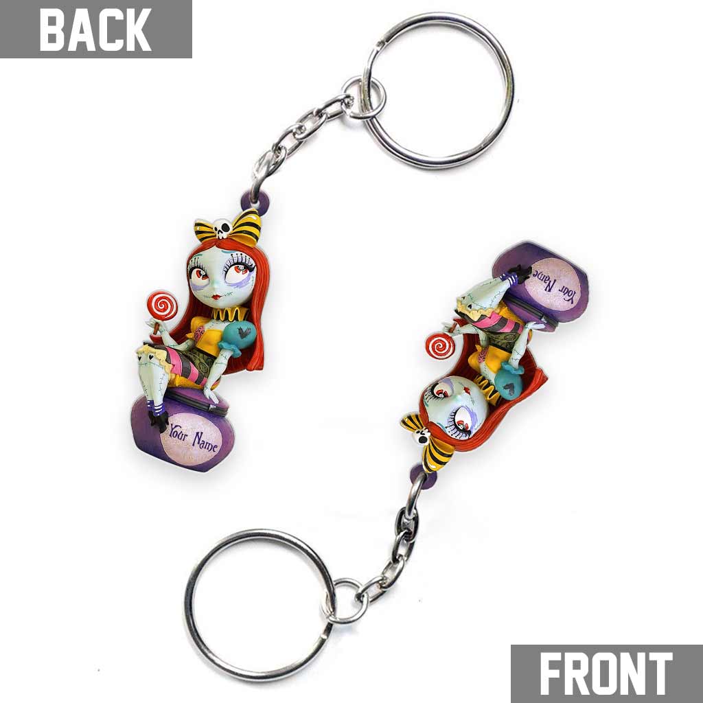 Personalized Nightmare Keychain Custom Name Gift for Her