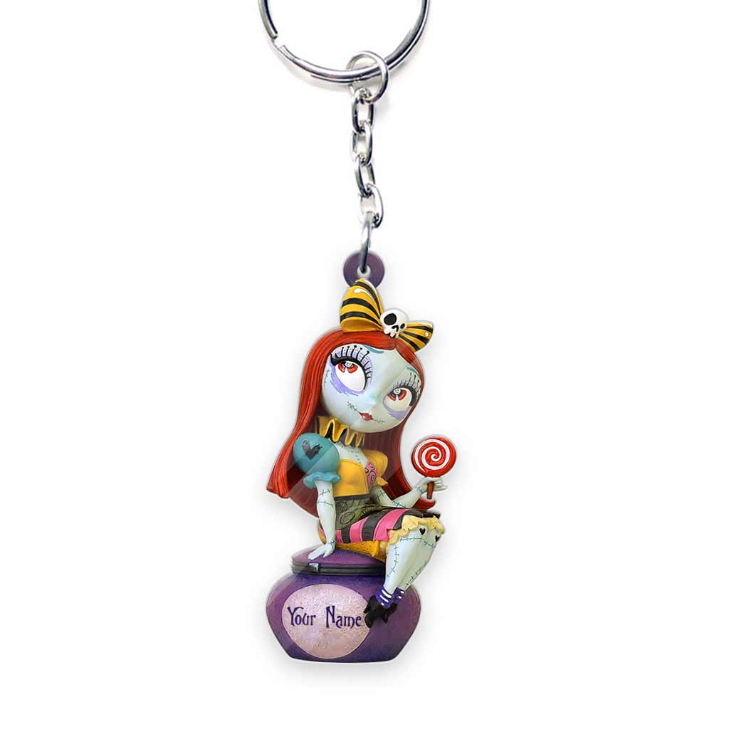 Personalized Nightmare Keychain Custom Name Gift for Her