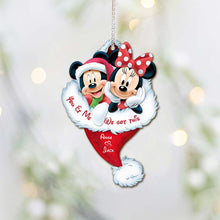 Load image into Gallery viewer, Personalized Christmas Mouse Ornament Custom Name Gift
