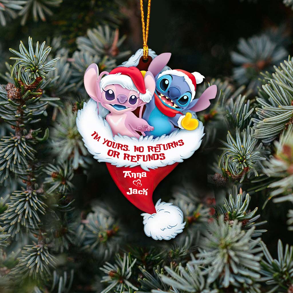 Personalized Ohana Christmas Ornament Custom Name Gift