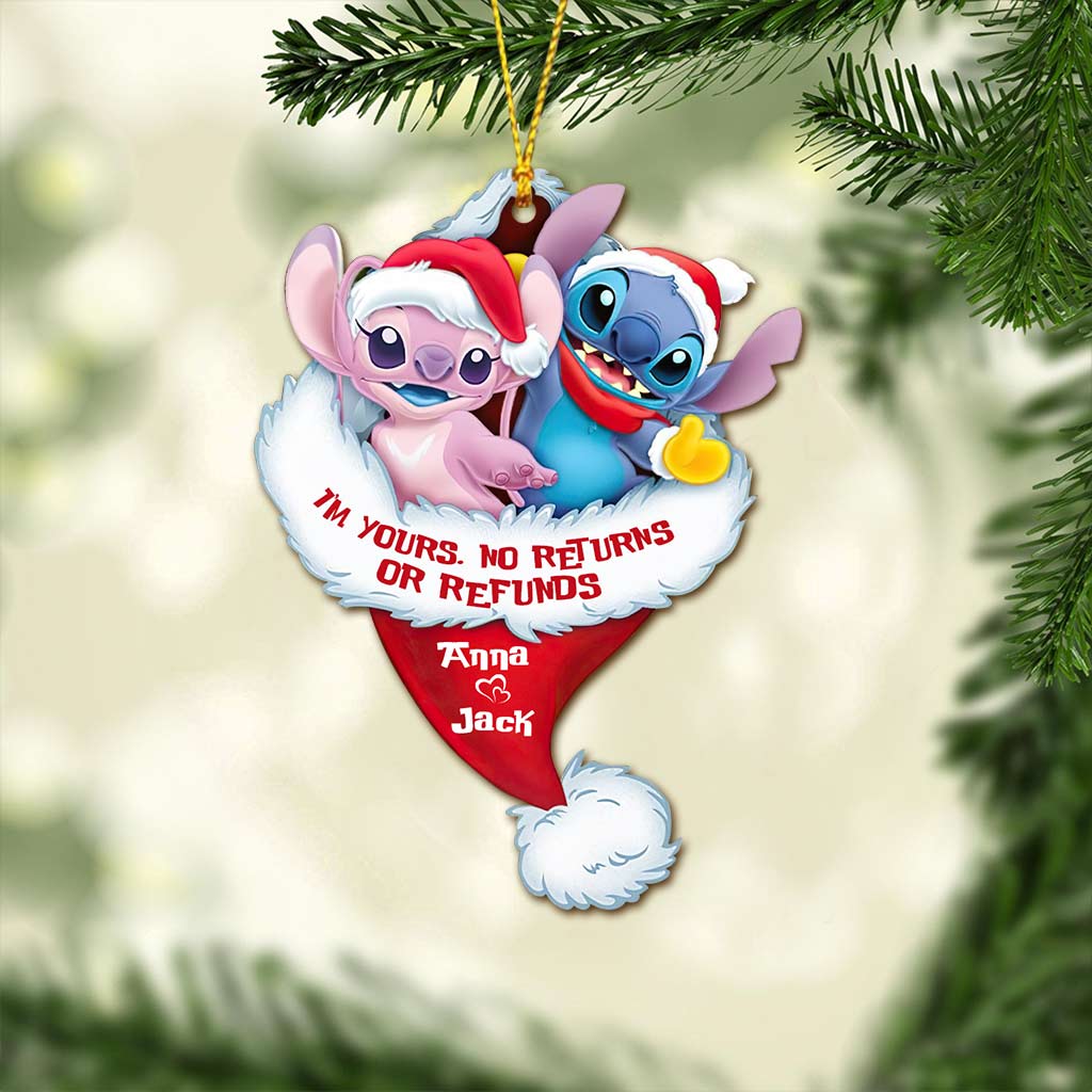 Personalized Ohana Christmas Ornament Custom Name Gift
