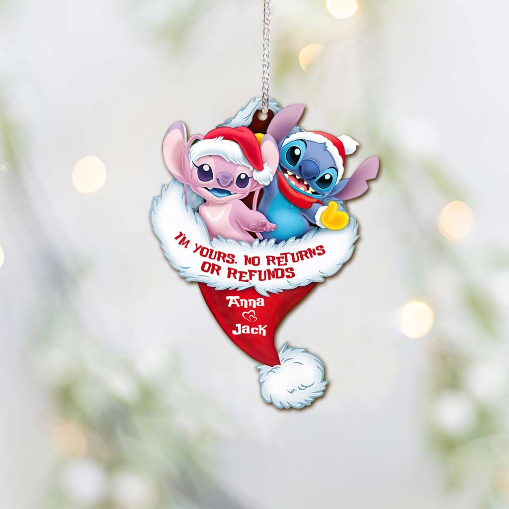 Personalized Ohana Christmas Ornament Custom Name Gift