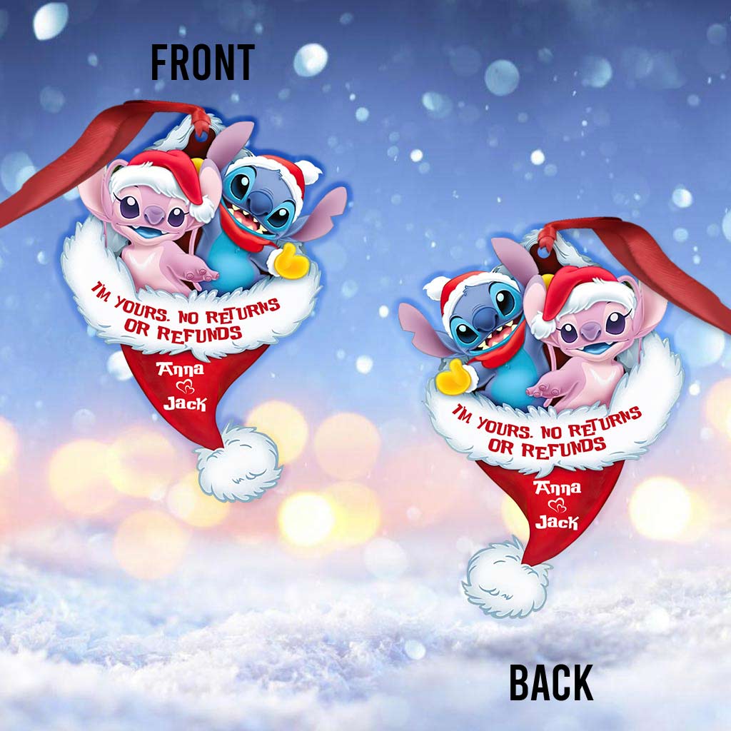 Personalized Ohana Christmas Ornament Custom Name Gift