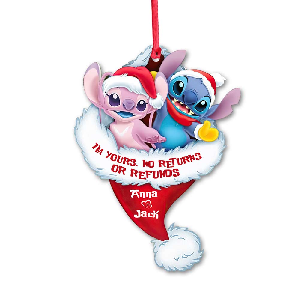 Personalized Ohana Christmas Ornament Custom Name Gift
