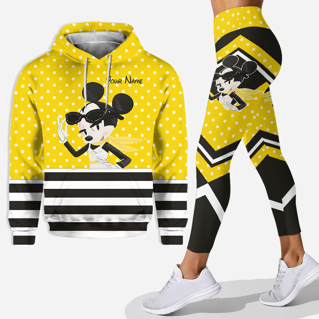 Personalized Mouse Hoodie & Leggings Set Custom Name Gift