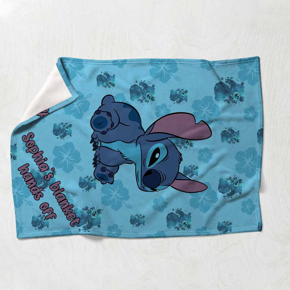 Personalized Ohana Blanket Custom Name Gift for Kids