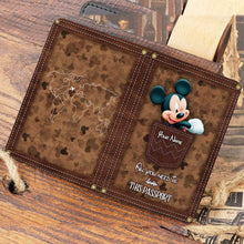 Load image into Gallery viewer, Personalized Mouse Passport Holder Custom Name Travel Gift
