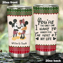 Load image into Gallery viewer, Personalized Couple Tumbler Mickey Mouse Custom Name Gift
