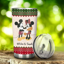 Load image into Gallery viewer, Personalized Couple Tumbler Mickey Mouse Custom Name Gift
