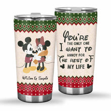 Load image into Gallery viewer, Personalized Couple Tumbler Mickey Mouse Custom Name Gift
