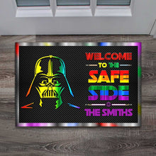 Load image into Gallery viewer, Personalized LGBT Support Doormat Custom Family Name Gift
