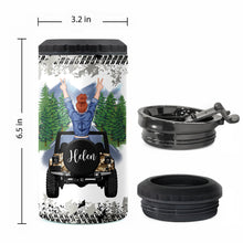 Load image into Gallery viewer, Personalized Car Can Cooler with Custom Name - Gift for Jeep Lovers
