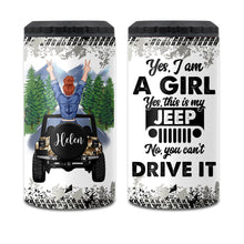 Load image into Gallery viewer, Personalized Car Can Cooler with Custom Name - Gift for Jeep Lovers

