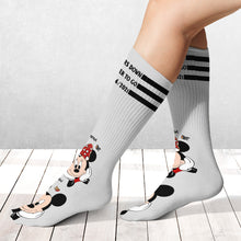 Load image into Gallery viewer, Custom Personalized Mouse Socks Gift for Couples | Forever To Go

