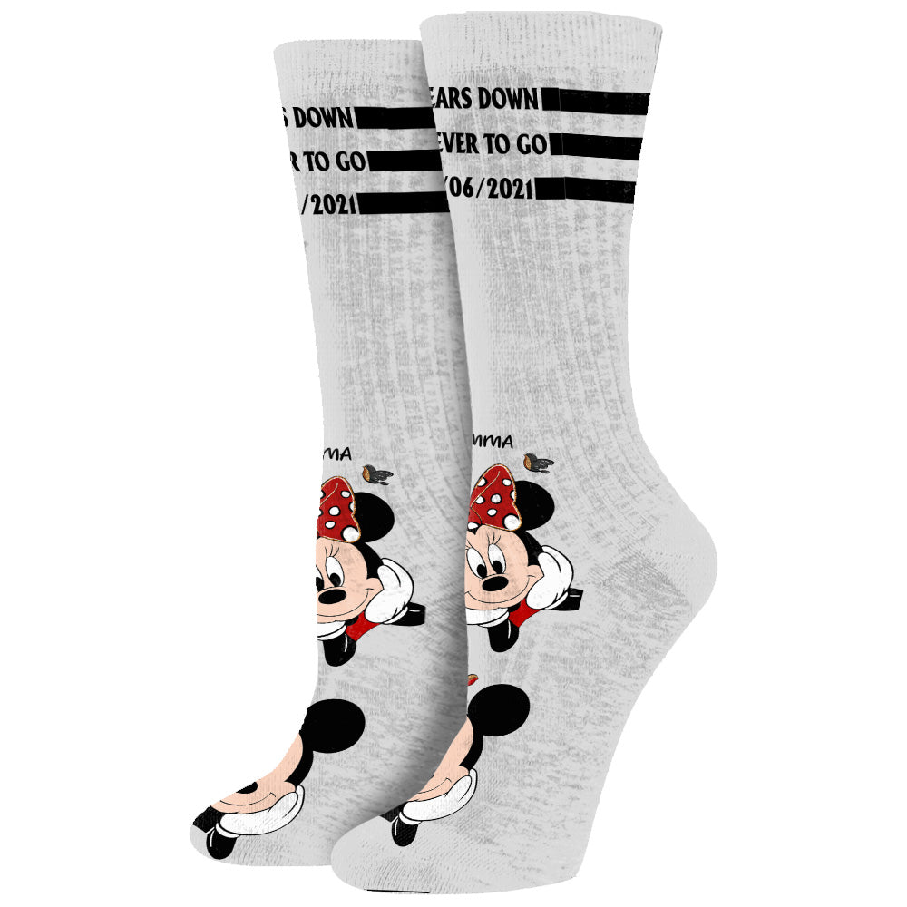 Custom Personalized Mouse Socks Gift for Couples | Forever To Go