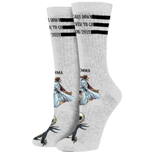 Load image into Gallery viewer, Personalized Nightmare Before Christmas Socks Custom Name Gift
