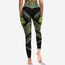 Load image into Gallery viewer, Personalized Grinch Christmas Hoodie and Leggings Set Gift
