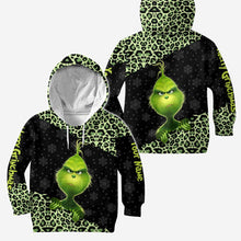 Load image into Gallery viewer, Personalized Grinch Christmas Hoodie and Leggings Set Gift
