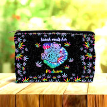 Load image into Gallery viewer, Custom Weed Pouch with Name for Travel &amp; Cosmetics Gift
