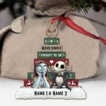Load image into Gallery viewer, Personalized Nightmare Before Christmas Ornament Custom Names Gift
