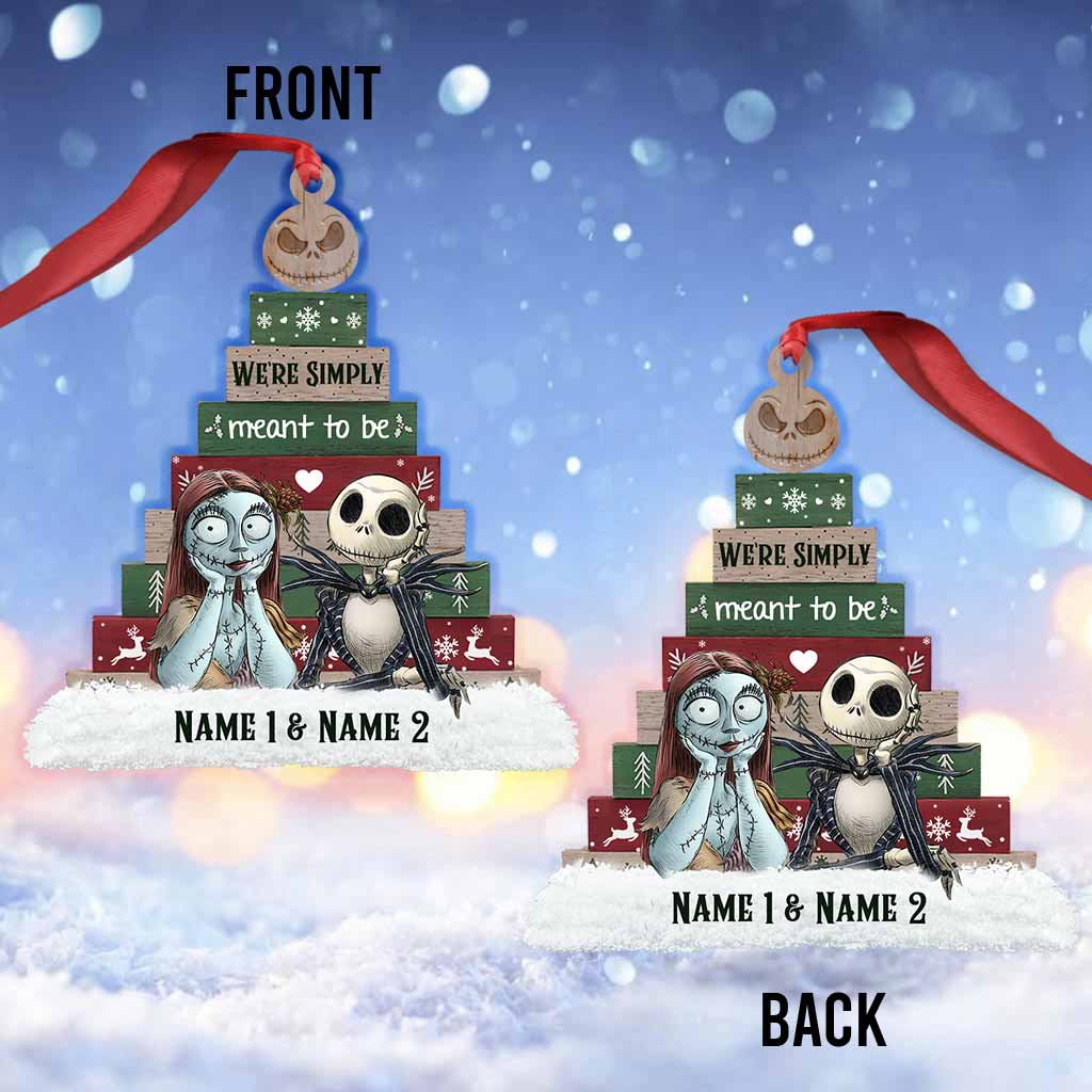 Personalized Nightmare Before Christmas Ornament Custom Names Gift
