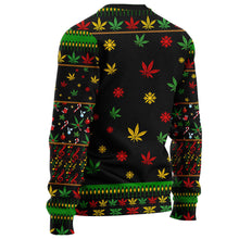 Load image into Gallery viewer, Personalized Christmas Weed Sweater Custom Name Holiday Gift

