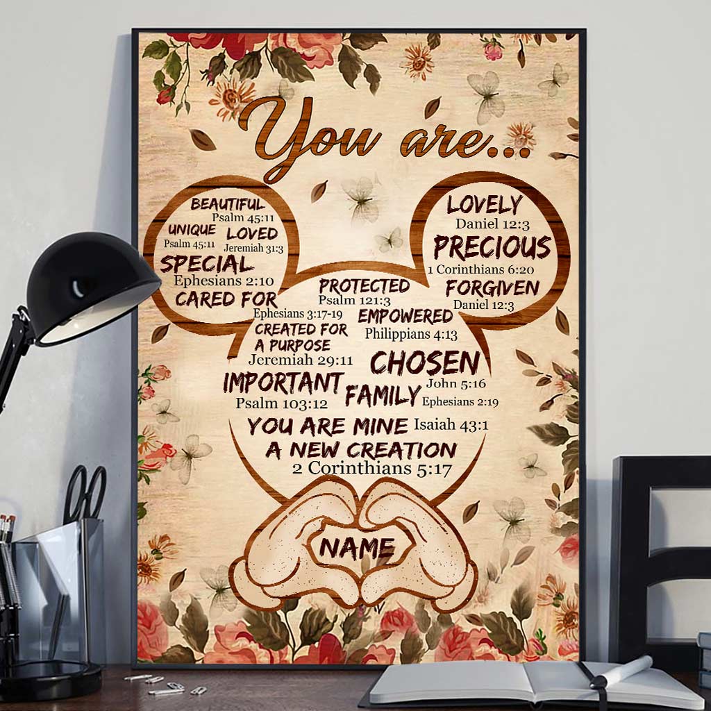 Personalized 'You Are...' Canvas Print Custom Name Family Gift