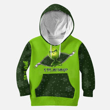 Load image into Gallery viewer, Personalized Grinch Christmas Hoodie and Leggings Set for Holiday Fun
