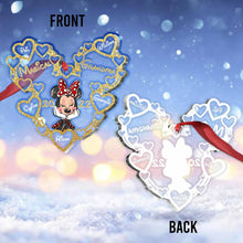 Load image into Gallery viewer, Personalized Magical Grandma Christmas Ornament with Hearts
