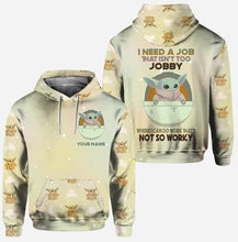Load image into Gallery viewer, Personalized Baby Yoda Hoodie &amp; Leggings Set Custom Name Gift
