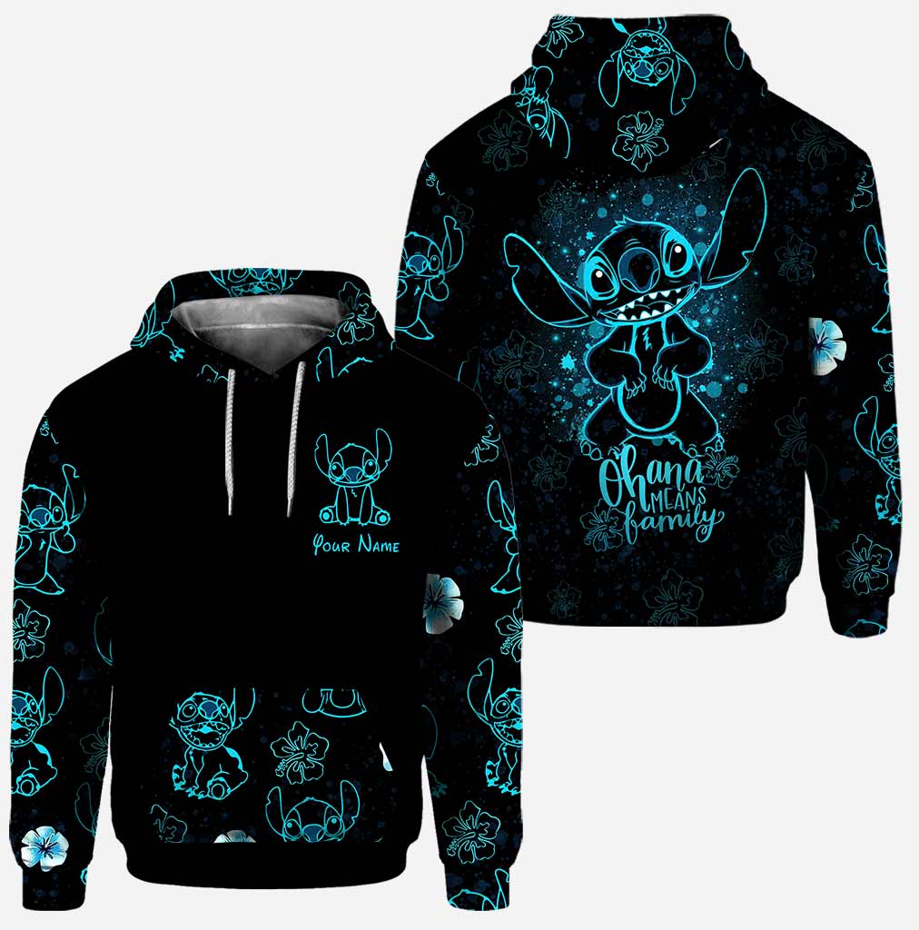 Personalized Ohana Means Family Hoodie and Leggings Set