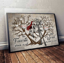 Load image into Gallery viewer, Personalized Nightmare Before Christmas Poster Gift for Couples
