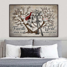 Load image into Gallery viewer, Personalized Nightmare Before Christmas Poster Gift for Couples
