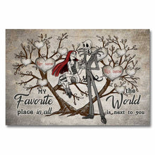Load image into Gallery viewer, Personalized Nightmare Before Christmas Poster Gift for Couples
