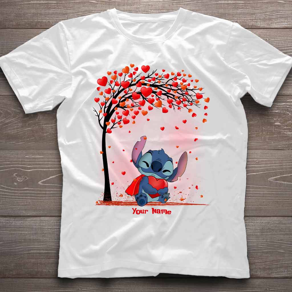 Personalized Couple T-shirt & Hoodie with Custom Names | Unique Romantic Gift