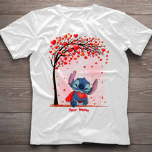 Load image into Gallery viewer, Personalized Couple T-shirt &amp; Hoodie with Custom Names | Unique Romantic Gift
