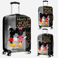 Load image into Gallery viewer, Personalized Mickey Mouse Luggage Cover Custom Name Gift for Couples
