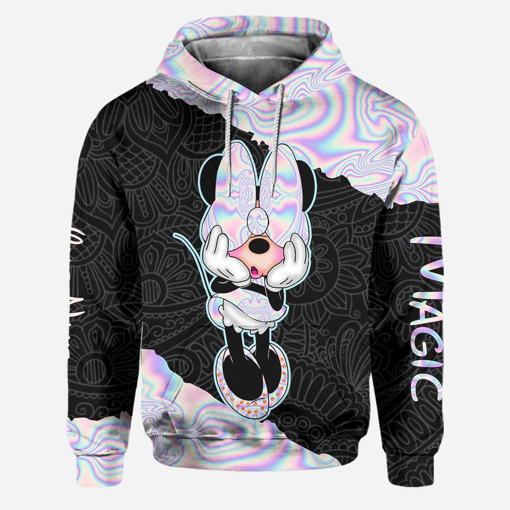 Personalized Magic Mouse Hoodie and Leggings Set for Kids