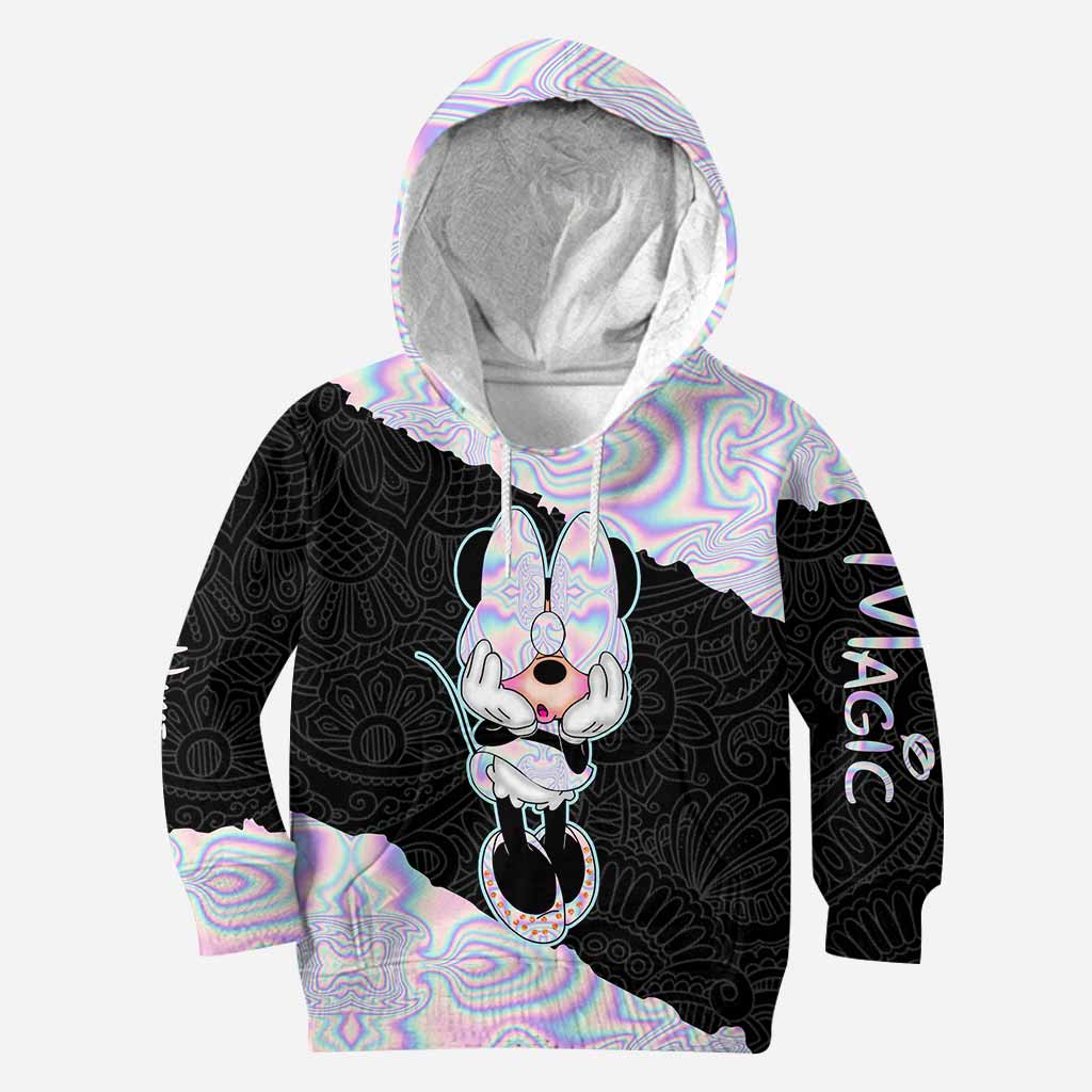 Personalized Magic Mouse Hoodie and Leggings Set for Kids