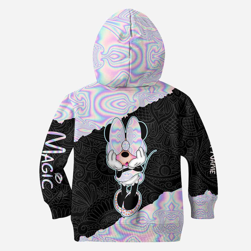 Personalized Magic Mouse Hoodie and Leggings Set for Kids