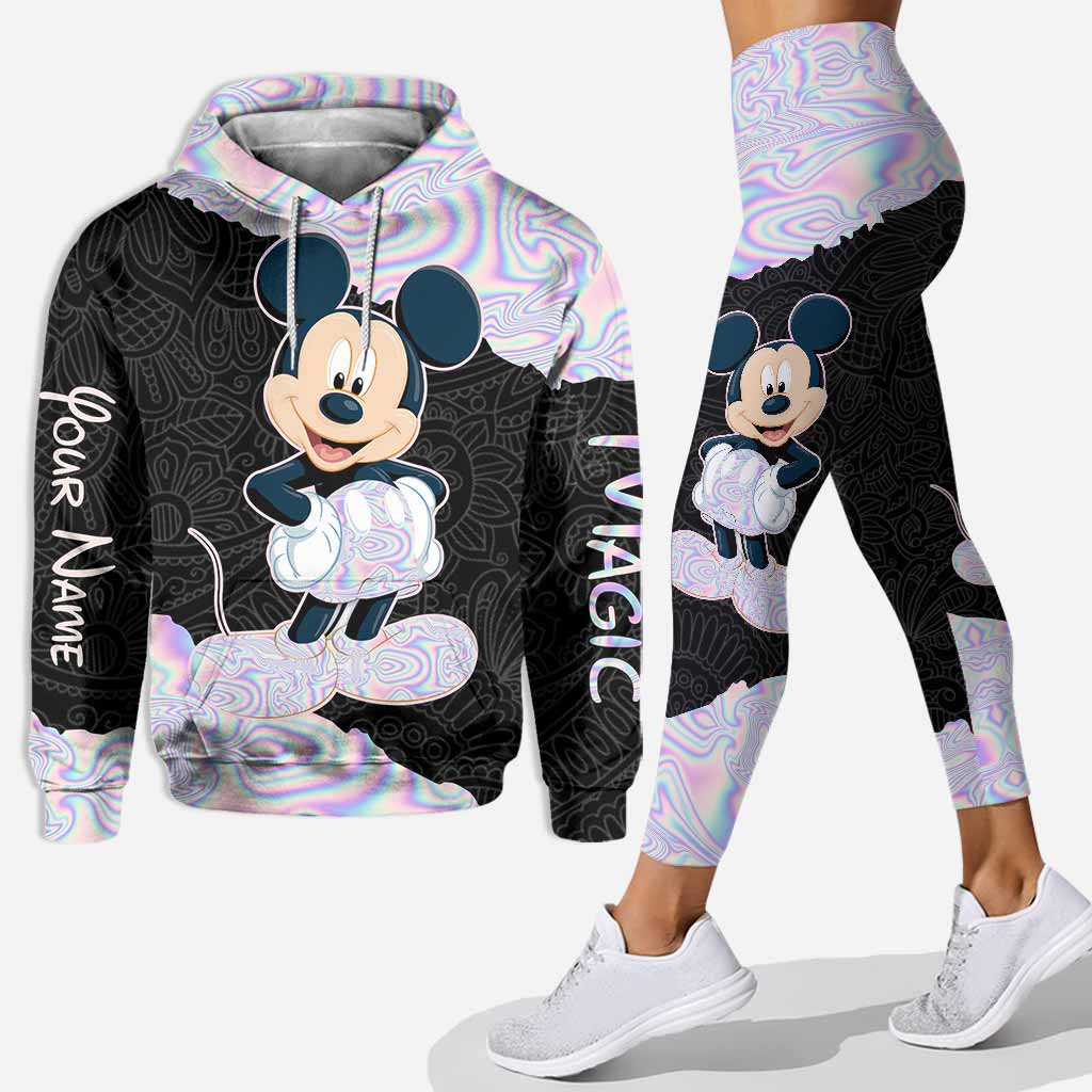 Personalized Mickey Mouse Hoodie and Leggings Set for Kids