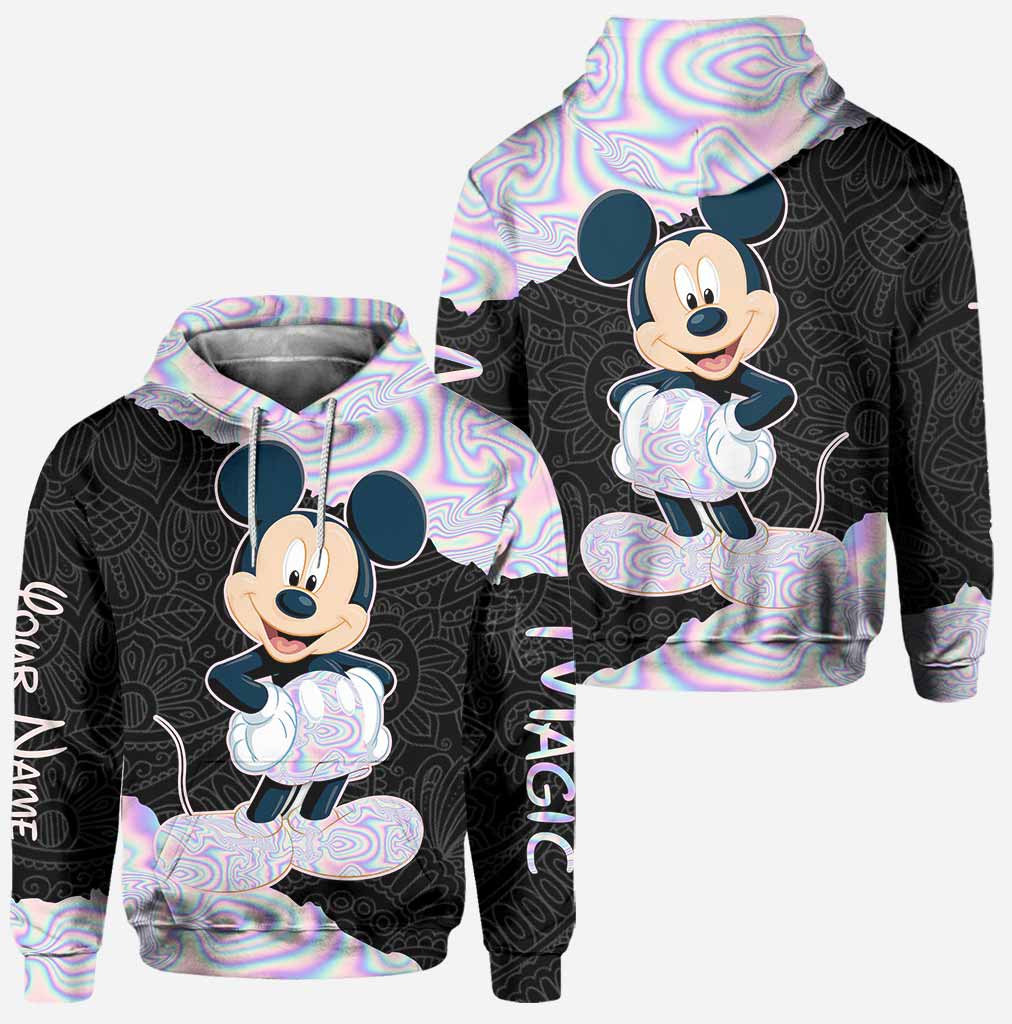 Personalized Mickey Mouse Hoodie and Leggings Set for Kids