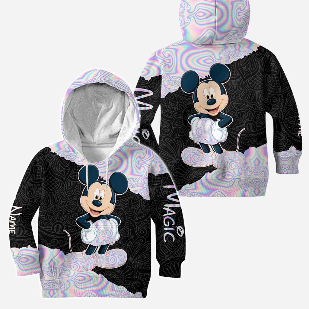 Personalized Mickey Mouse Hoodie and Leggings Set for Kids
