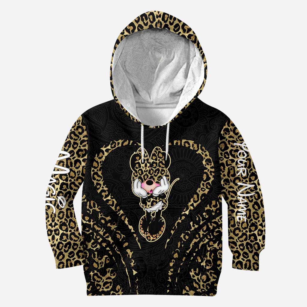 Personalized Magic Mouse Hoodie and Leggings Set for Kids