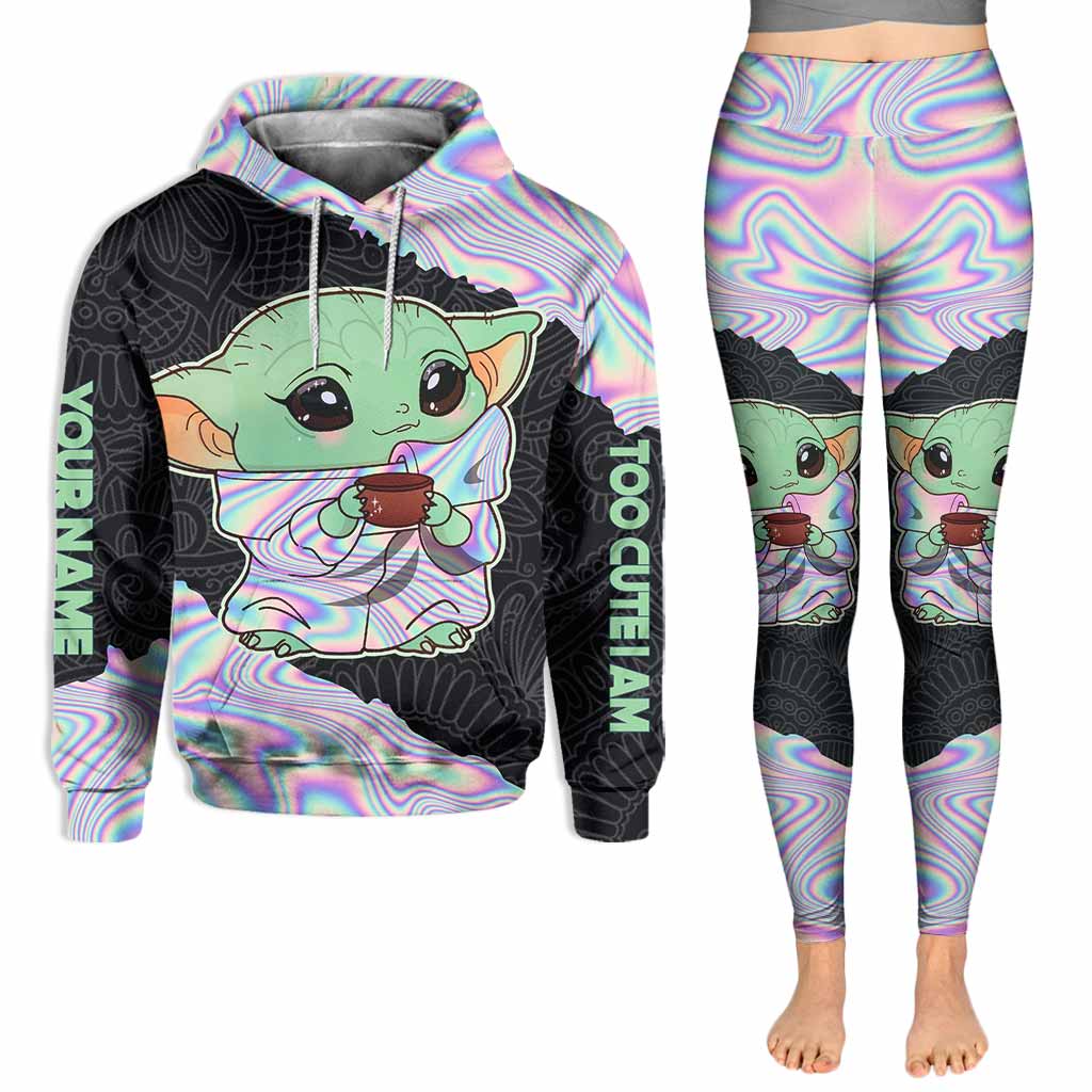Personalized Hoodie and Leggings Set for Kids Custom Name Gift