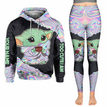 Load image into Gallery viewer, Personalized Hoodie and Leggings Set for Kids Custom Name Gift
