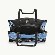 Load image into Gallery viewer, Personalized Leather Handbag with Ohana Design for Mom
